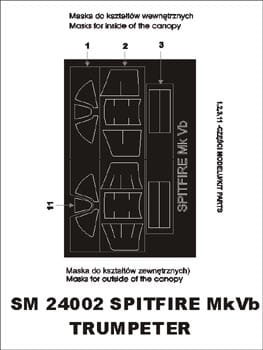 Przejdź do produktu MONTEX SM24002 - 1:24 Spitfire Mk.V B