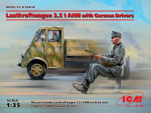 Przejdź do produktu ICM 35418 - 1:35 Lastkraftwagen 3,5 t AHN with German Drivers
