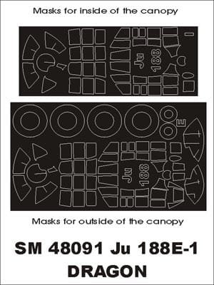 Przejdź do produktu MONTEX SM48091 - 1:48 Junkers Ju-188 E-1