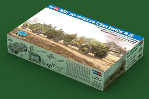 Przejdź do produktu HOBBY BOSS 84537 - 1:35 M3A1 late version tow 122mm Howitzer M-30