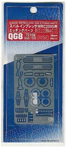 Przejdź do produktu HASEGAWA 72108 QG8 - 1:24 Subaru Impreza WRC 2005 Etching Parts