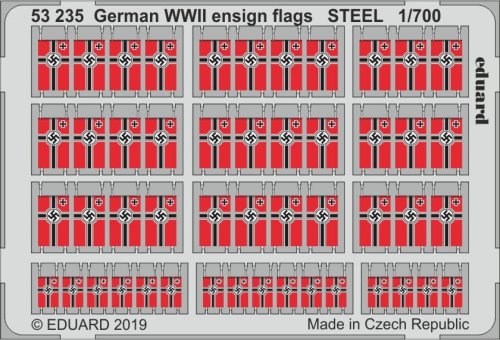 Przejdź do produktu EDUARD 53235 - 1:700 German WWII ensign flags - Steel