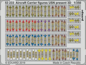 EDUARD 53233 - 1:350 Aircraft Carrier figures USN present 3D