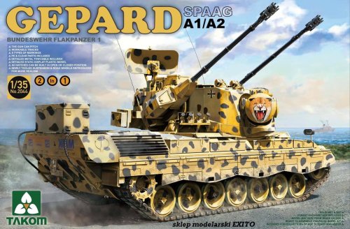 Przejdź do produktu TAKOM 2044 - 1:35 Gepard A1/A2 SPAAG Bundeswehr Flakpanzer 1