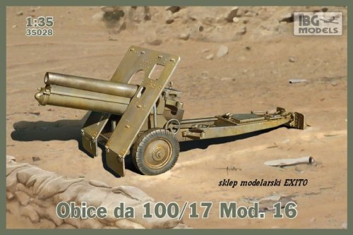 Przejdź do produktu IBG 35028 - 1:35 Obice da 100/17 Mod.16 (Italian version of Skoda 100mm Howitzer)