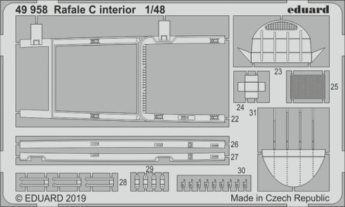 Przejdź do produktu EDUARD 49958 - 1:48 Rafale C interior