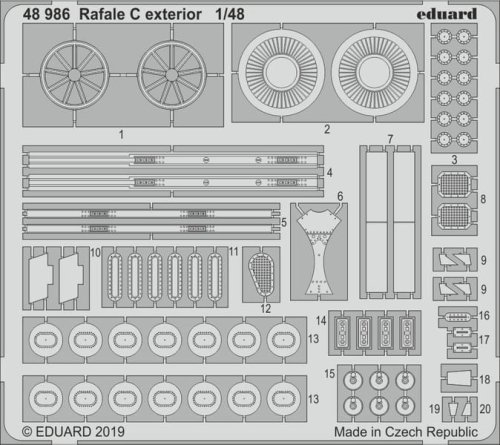 Przejdź do produktu EDUARD 48986 - 1:48 Rafale C exterior