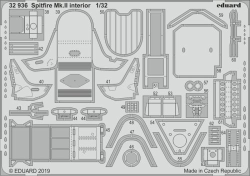 Przejdź do produktu EDUARD 32936 - 1:32 Spitfire Mk.II interior