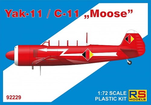 Przejdź do produktu RS MODELS 92229 - 1:72 Yak -11/C-11 Moose