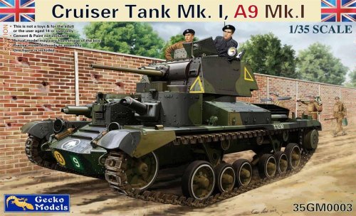 Przejdź do produktu GECKO MODELS 35GM0003 - 1:35 Cruiser Tank Mk. I A9 Mk.I