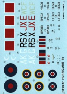 TECHMOD 72073 - 1:72 Hurricane Mk.IIc