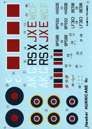 Przejdź do produktu TECHMOD 72073 - 1:72 Hurricane Mk.IIc