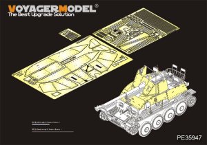 VOYAGER  PE35947 - 1:35 WWII German Tank Destroyer Marder III (Sd.Kfz.139)Amour Plates