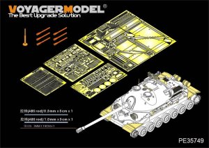 VOYAGER PE35749 - 1:35 Russian JS-7 Heavy Tank Basic Photo Etched set