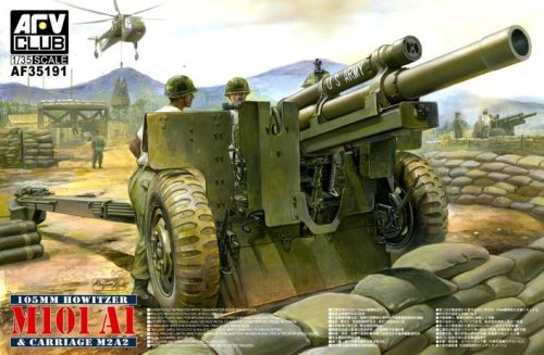 Przejdź do produktu AFV CLUB 35191 - 1:35 M101 A1 105mm Howitzer & Carriage M2A2