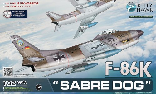 Przejdź do produktu KITTY HAWK 32008 - 1:32 F-86K Sabre Dog