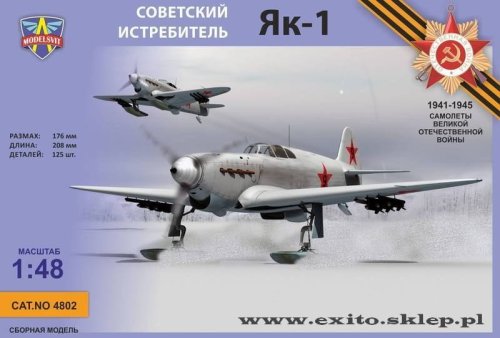 Przejdź do produktu MODELSVIT 4802 - 1:48 Yakovlev Yak-1 Winter version