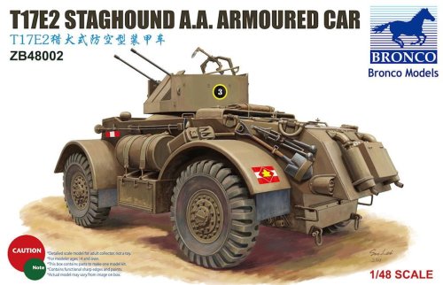 Przejdź do produktu BRONCO ZB 48002 - 1:48 T17E2 Staghound A.A.