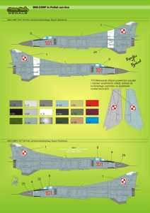 MODELMAKER D72013 - 1:72 MiG-23MF in Polish Service