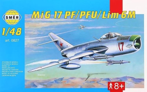 Przejdź do produktu SMER 0827 - 1:48 MiG-17PF / PFU / Lim-6M