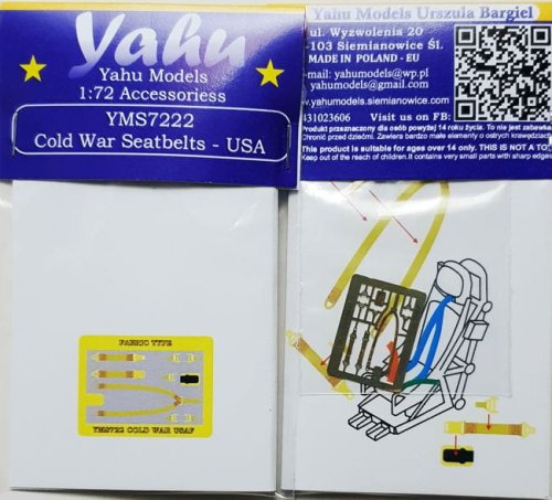 Przejdź do produktu YAHU YMS7222 - 1:72 Cold War USA pasy fototrawione