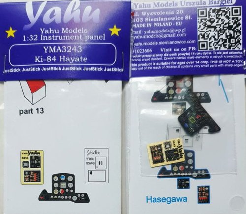 Przejdź do produktu YAHU YMA3243 - 1:32 Ki-84 Hayate tablica przyrządów