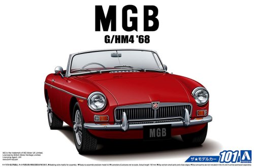 Przejdź do produktu AOSHIMA 05685 - 1:24 BLMC G/HM4 MG-B MK-2 '68