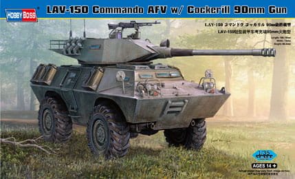 Przejdź do produktu HOBBY BOSS 82422 - 1:35 LAV-150 Commando AFV w/ Cockerill 90mm Gun