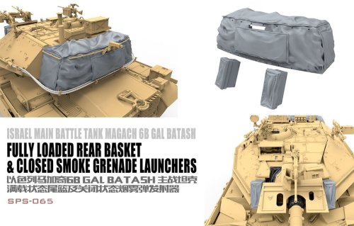 Przejdź do produktu MENG MODEL SPS065 - 1:35 Fully Loaded Rear Basket & Grenade Launchers for Magach 6B