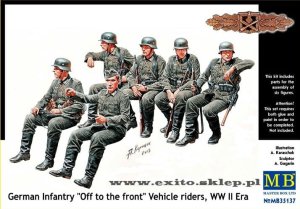MASTER BOX 35137 - 1:35 German Infantry Vehicle Riders - Off The Front WW II era