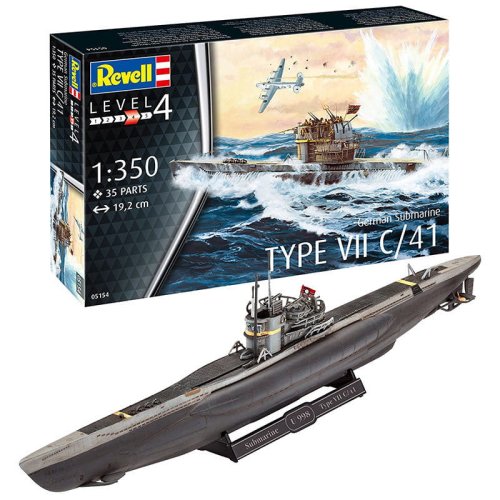 Przejdź do produktu REVELL 65154 - 1:350 German Submarine Type VII C/41