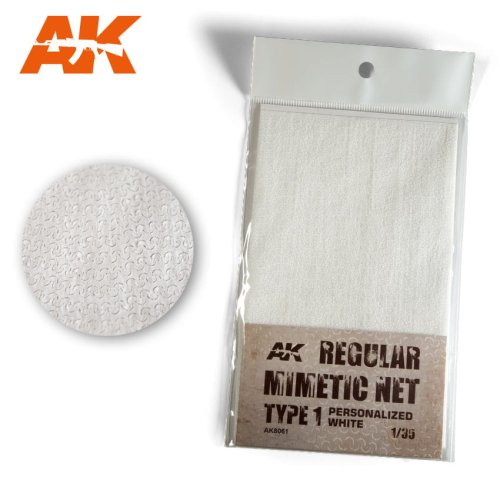 Przejdź do produktu AK INTERACTIVE 8061 - 1:35 Camouflage Net Personalized White Type 1 - Siatka maskująca