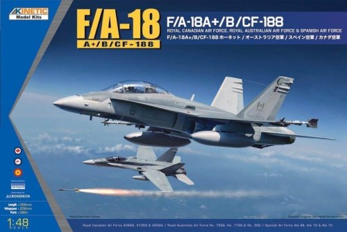 Przejdź do produktu KINETIC 48030 - 1:48 F/A-18 Hornet - F/A-18A+/B/CF-188