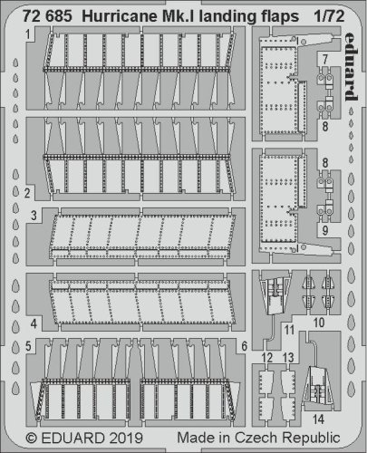 Przejdź do produktu EDUARD 72685 - 1:72 Hurricane Mk.I landing flaps