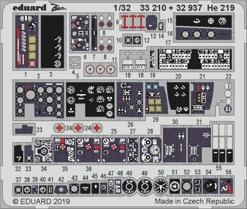 Przejdź do produktu EDUARD 33210 - 1:32 He 219