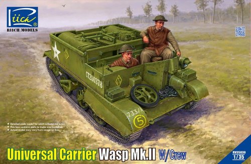 Przejdź do produktu RIICH MODELS 35036 - 1:35 Universal Carrier Wasp Mk.II with Crew