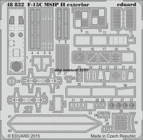 Przejdź do produktu EDUARD 48832 - 1:48 F-15C MSIP II exterior