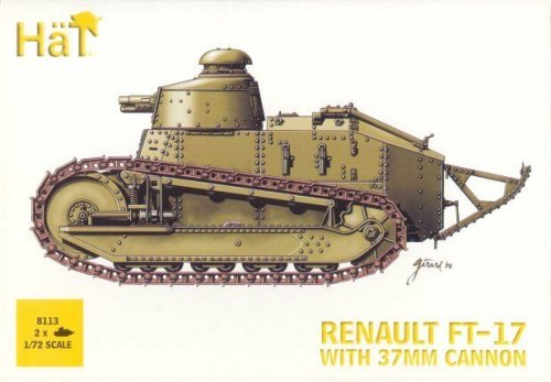 Przejdź do produktu HAT 8113 - 1:72 Renault FT-17 with 37 mm cannon