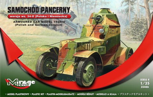 Przejdź do produktu MIRAGE 355020 - 1:35 Samochód pancerny Wz. 34-II