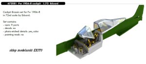 EDUARD 672081 - 1:72 Fw 190A-8 cockpit