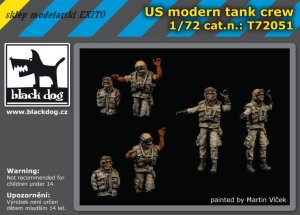 BLACK DOG T72051 - 1:72 US modern tank crew