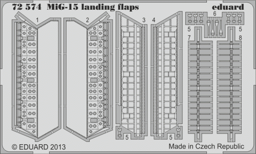Przejdź do produktu EDUARD 72574 - 1:72 MiG-15 landing flaps
