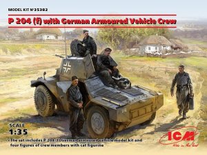 ICM 35382 - 1:35 P 204 (f) with German Armoured Vehicle Crew