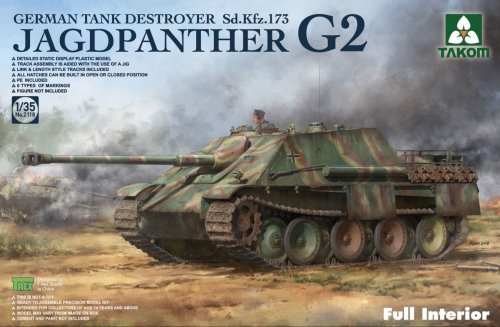 Przejdź do produktu TAKOM 2118 - 1:35 Jagdpanther G2 Sd.Kfz. 173 w/ Full Interior