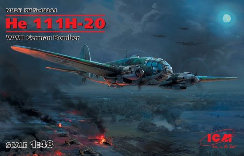 Przejdź do produktu ICM 48264 - 1:48 Heinkel He 111H-20 WWII German Bomber