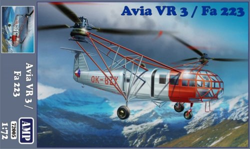 Przejdź do produktu AMP 72005 - 1:72 Avia VR3 / Fa 223