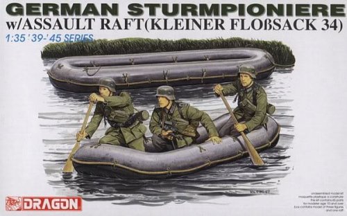 Przejdź do produktu DRAGON 6076 - 1:35 German Sturmpioniere w/Assault Raft