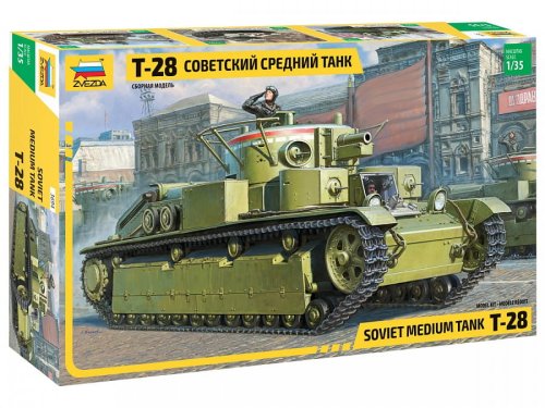 Przejdź do produktu ZVEZDA 3694 - 1:35 T-28 Soviet Tank