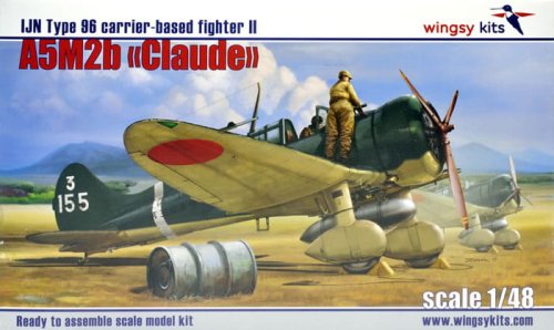 Przejdź do produktu WINGSY KITS D5-03 - 1:48 IJN Type 96 carrier-based fighter II A5M2b Claude (early version)