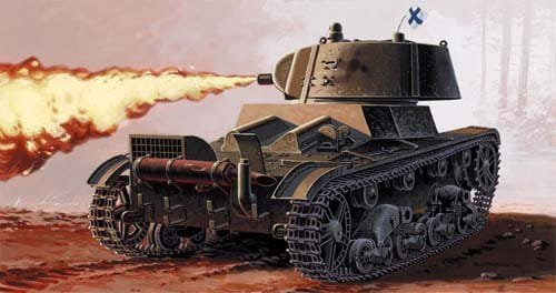 Przejdź do produktu MIRAGE 72616 - 1:72 Czołg lekki OT-133 miotacz ognia